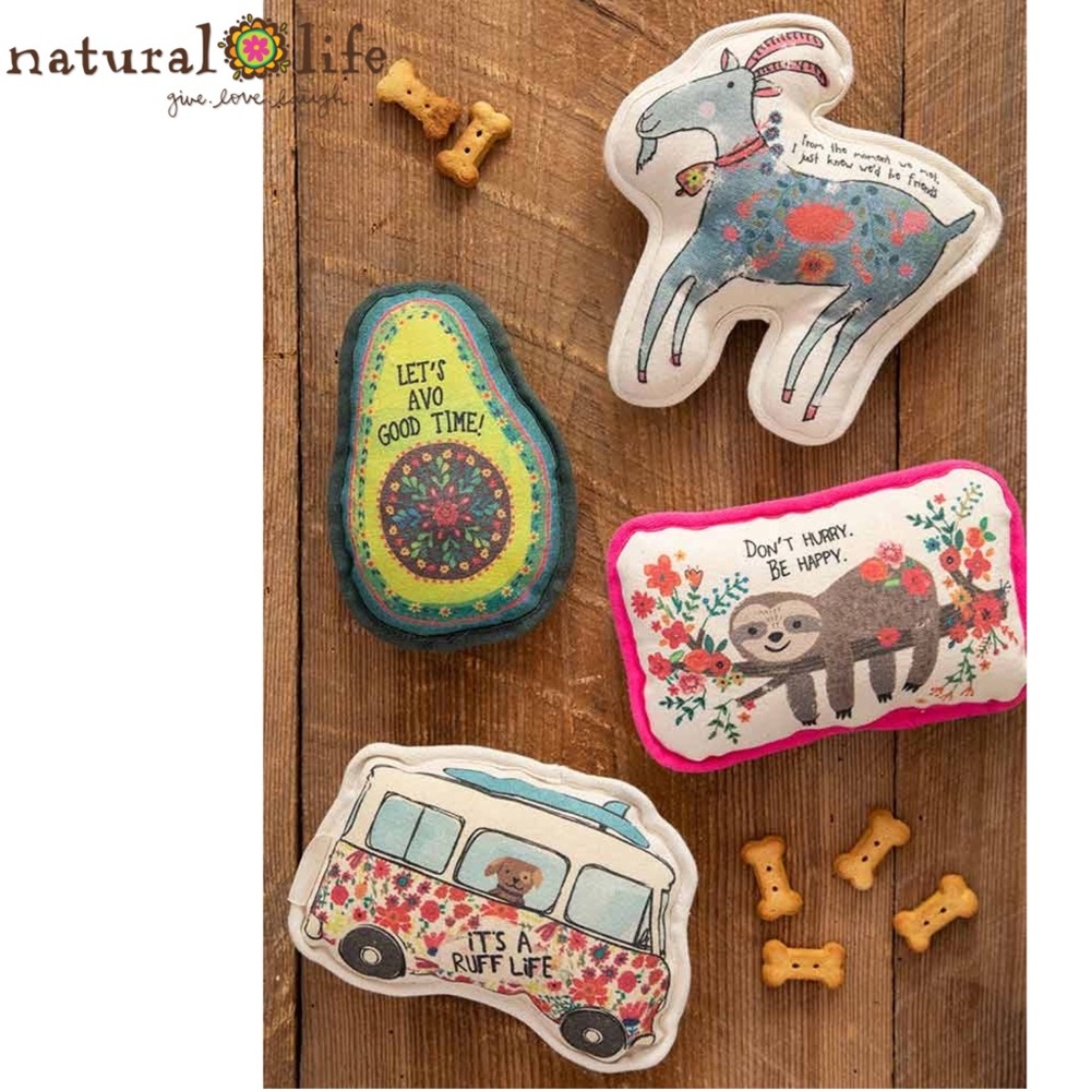 Natural Life Dog Toy- Avocado